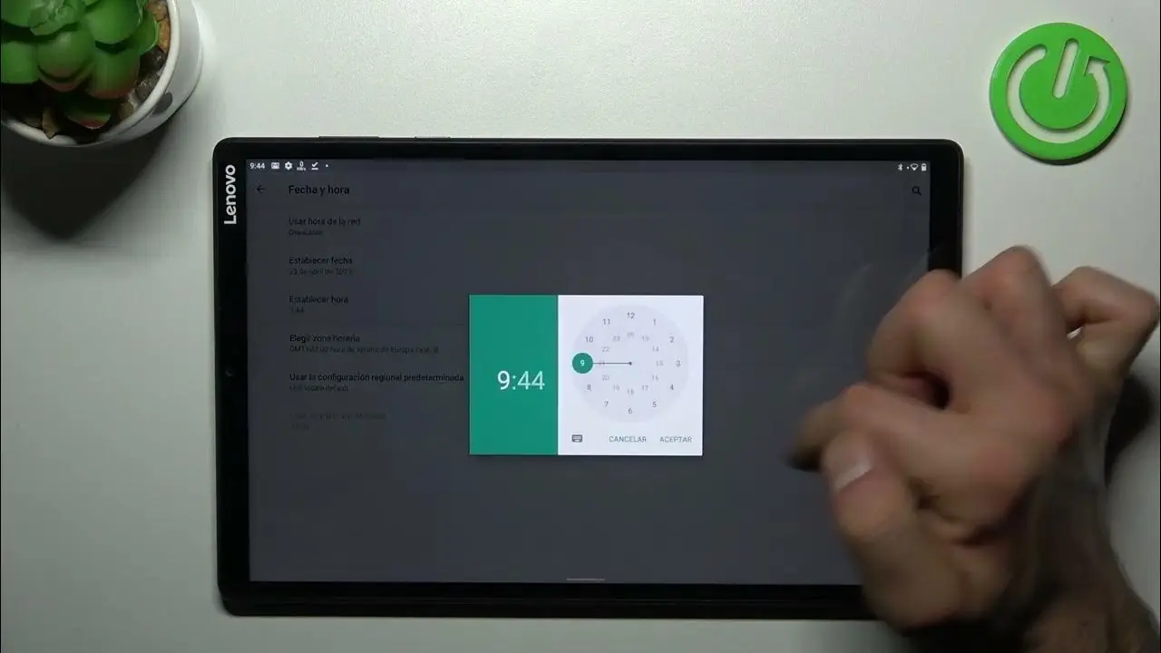 como configurar la hora notebook lenovo - Cómo cambiar la hora en la tablet Lenovo