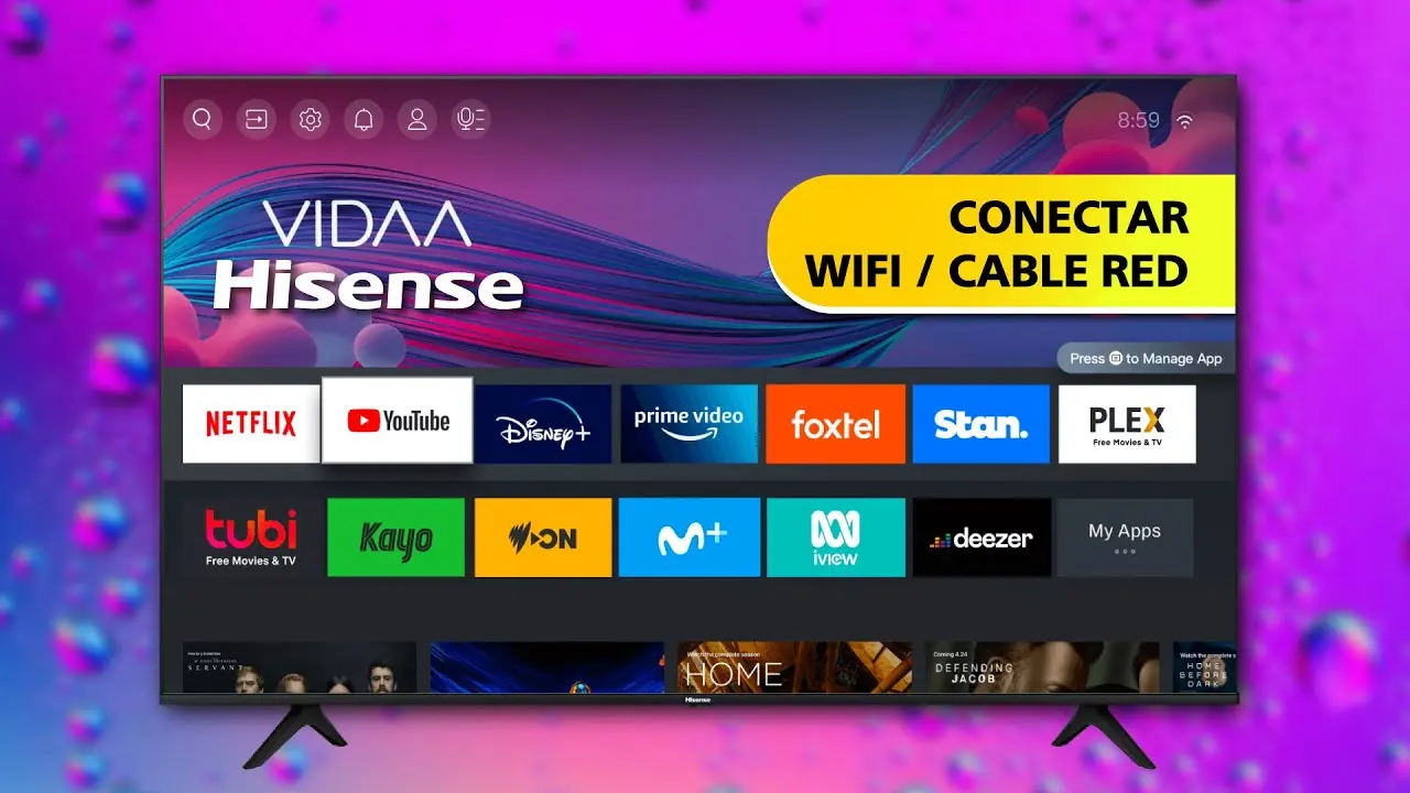 como conectar wifi en mi smart tv hisense - Cómo poner el Internet en la TV Hisense