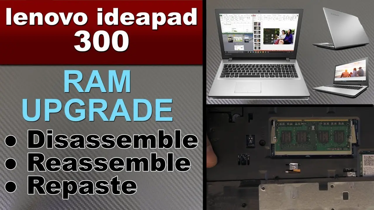 reemplazar memoria ram lenovo ideapad 300 - Cuántas ranuras de RAM tiene la Lenovo IdeaPad 3
