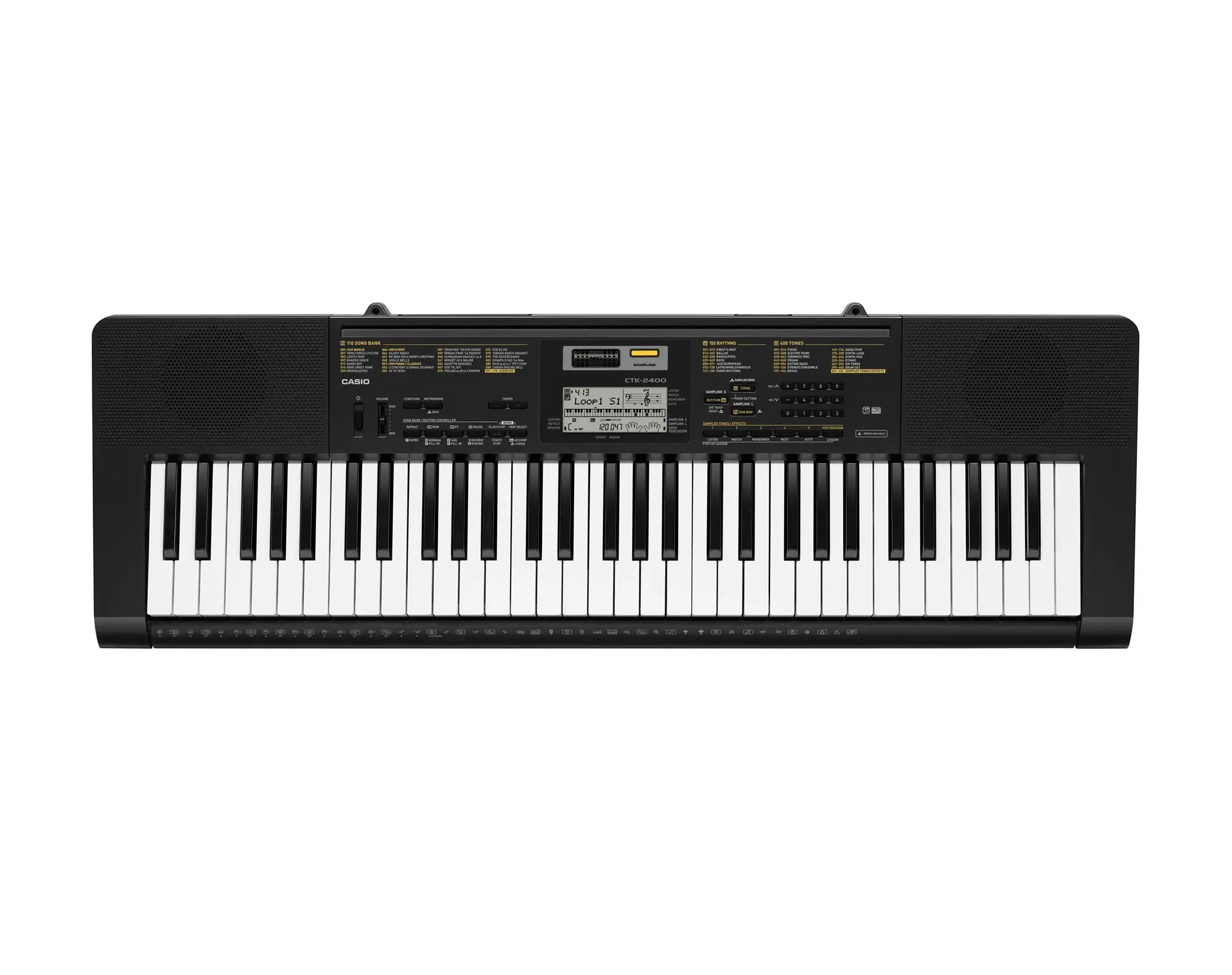 teclado casio ctk 2400 - Cuánto mide un piano Casio