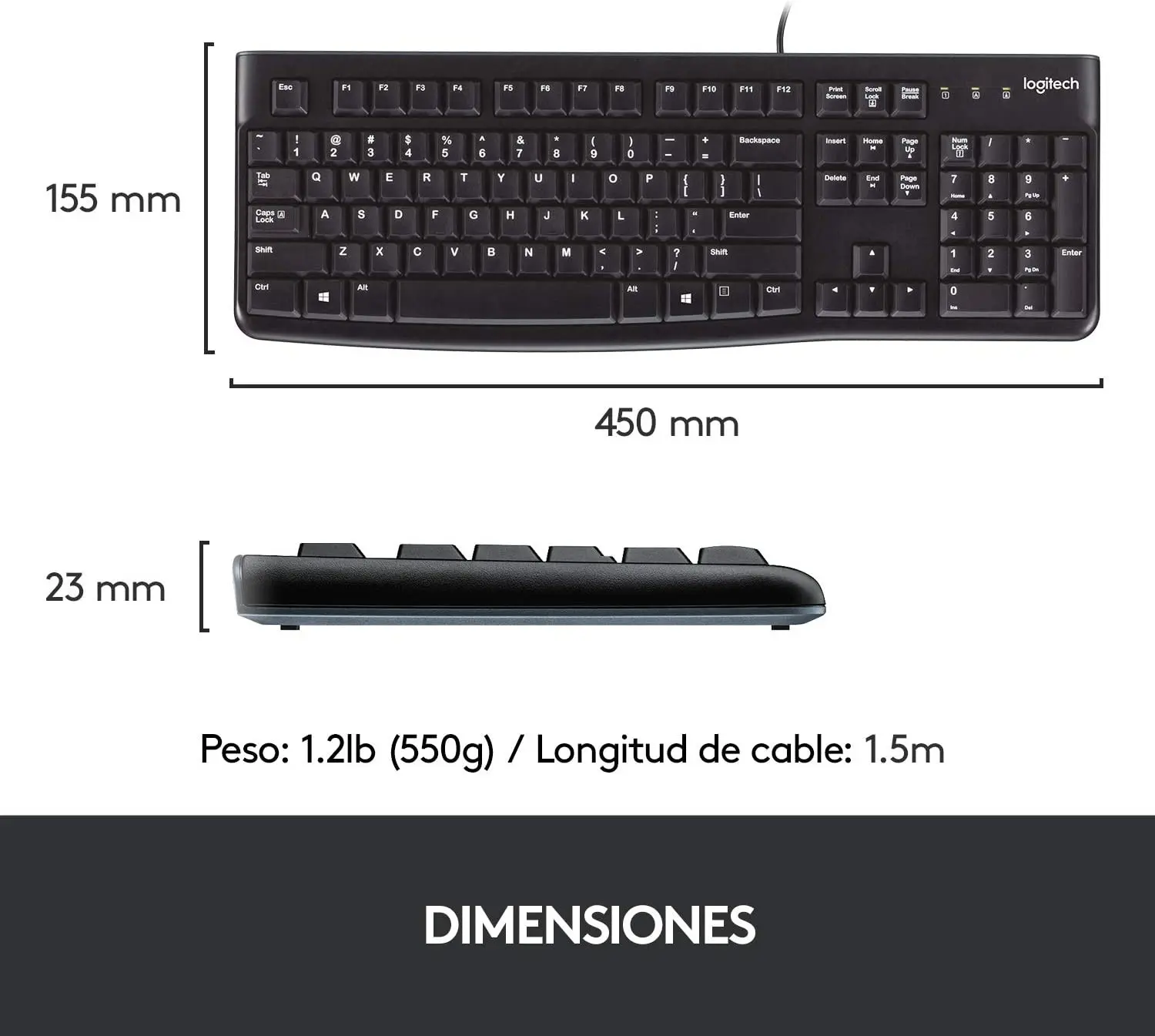 tamaño de un teclado de computadora - Qué tamaños de teclados existen
